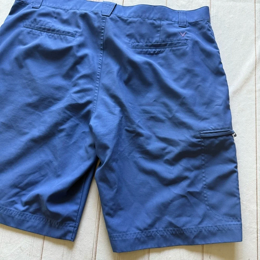 Callaway Men’s Blue Golf Cargo Shorts Size 40 Resortwear Vacation Casual Comfy - Picture 7 of 10